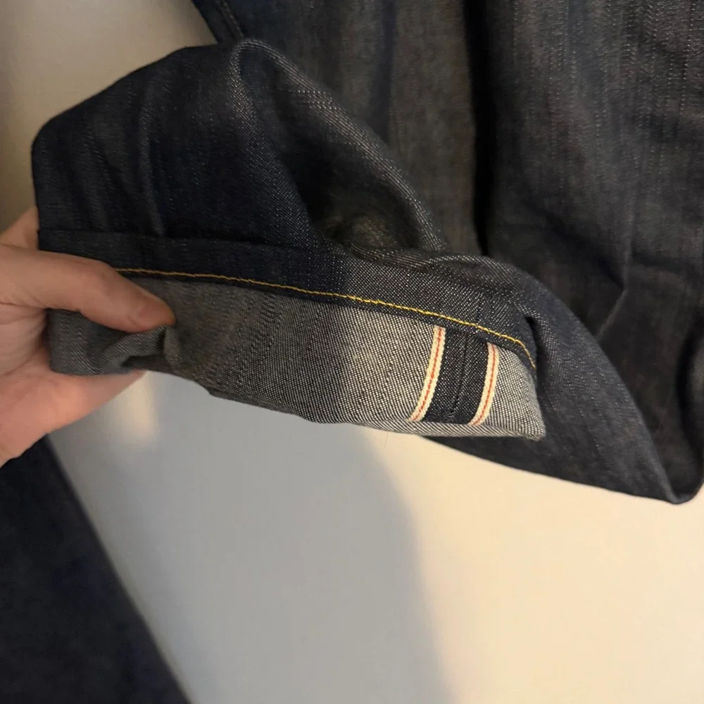 Taylor Stitch Selvedge denim slim fit jeans indigo wash 36 classic casual blue